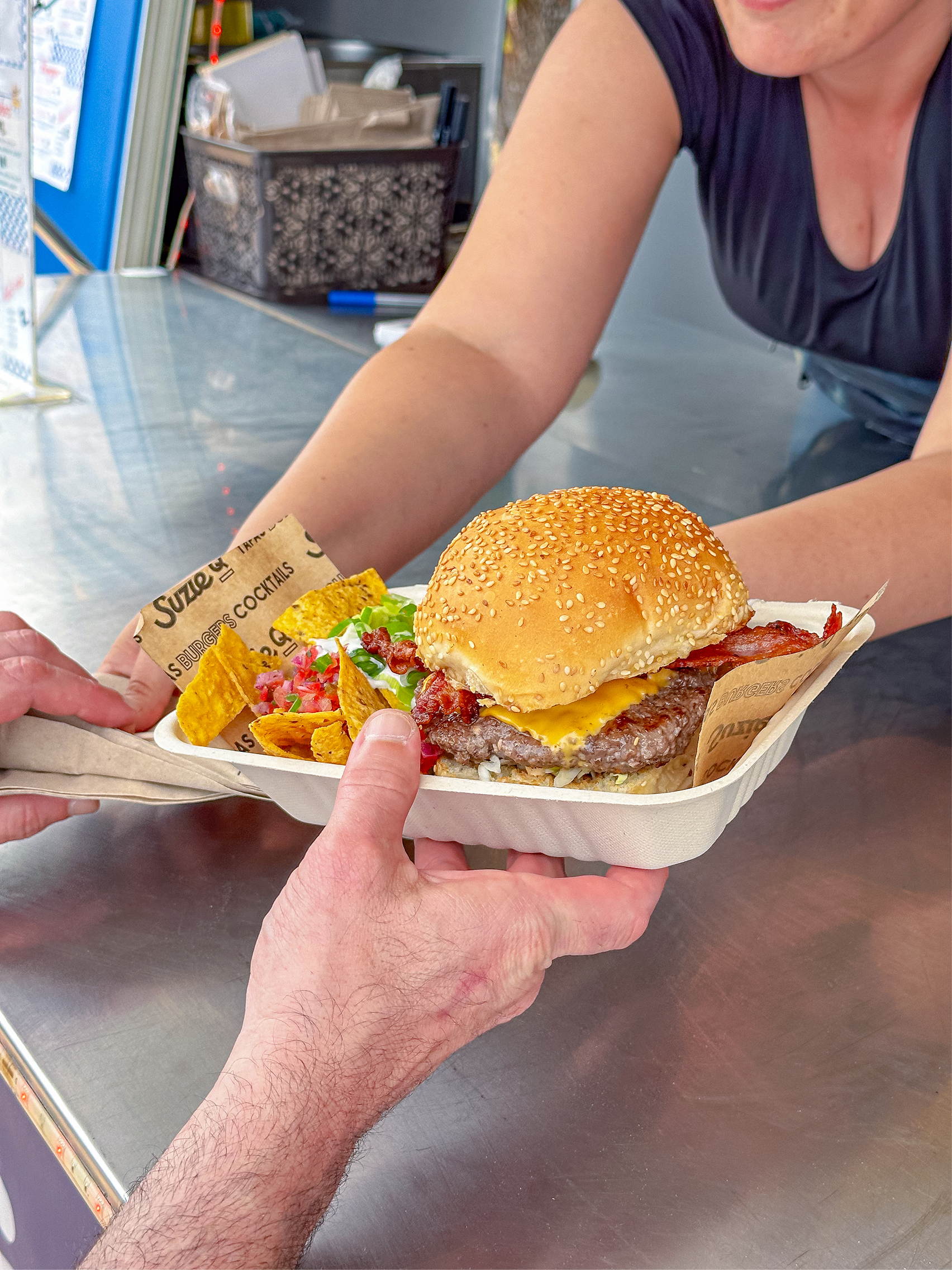 Suzie Q food truck — serving fresh food at events